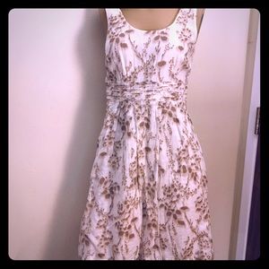 Lela Rose for Loft Printed Scoop Dress